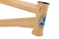 Sunday Soundwave v3 Frame (Gloss Sand w/ Blue Stickers)