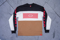 Vans x Odyssey Long Sleeve Jersey (Off-White/Black/Red - 40th Anniversary)