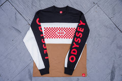 Vans x Odyssey Long Sleeve Jersey (Off-White/Black/Red - 40th Anniversary)