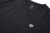 Odyssey Stitched Monogram Crewneck (Black with White Stitch)