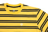 Odyssey Stitched Monogram Striped Tee (Yellow/Black)