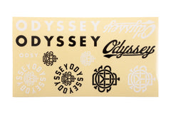 Odyssey Assorted Sticker Pack (Black/White with Clear Back)